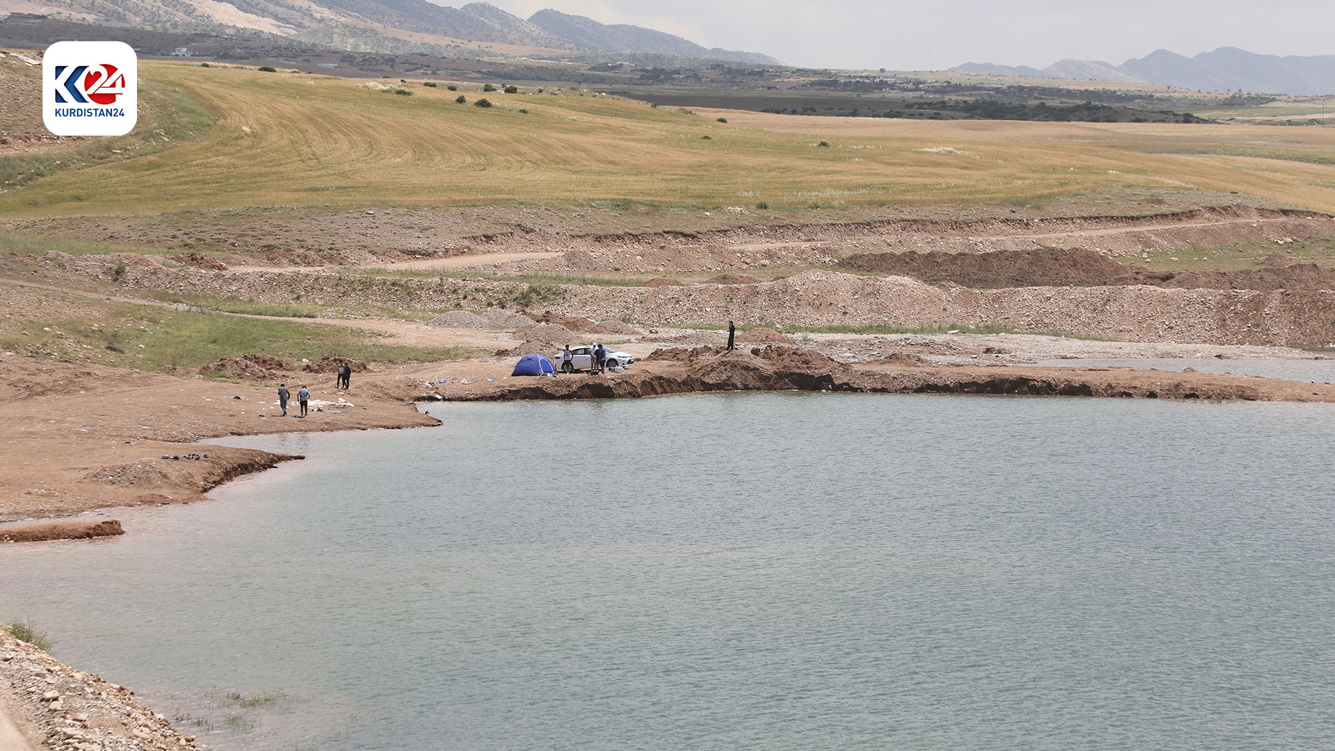 کارکردن لە بەنداوی بەستۆرە بەردەوامە (وێنە: ئیسلام هیرۆ - کوردستان24)